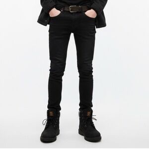 Timberland Boys 6” Waterproof Black Leather Classic Boots Size 6 Outdoor Wear